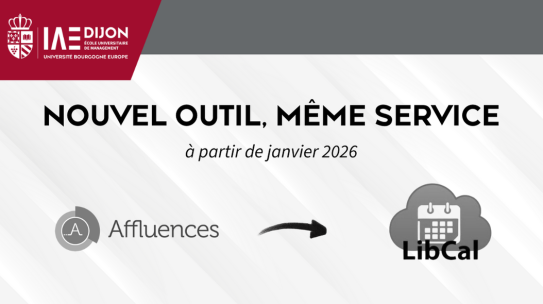 Changement de logiciel de réservation